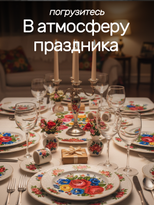 Наклейки переводные для свечей и декора Жостово из каталога Наклейки декупажные для декора свечей, яиц, изделий из гипса, в интернет-магазине BPW.style